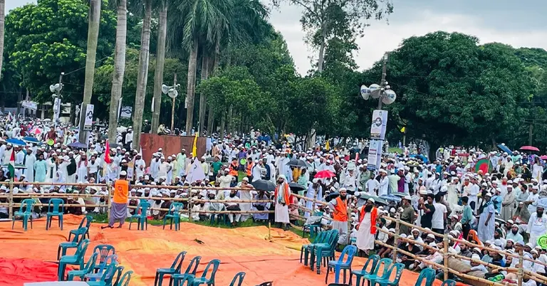 সোহরাওয়ার্দী উদ্যানে চলছে ইসলামী আন্দোলনের মহাসমাবেশ